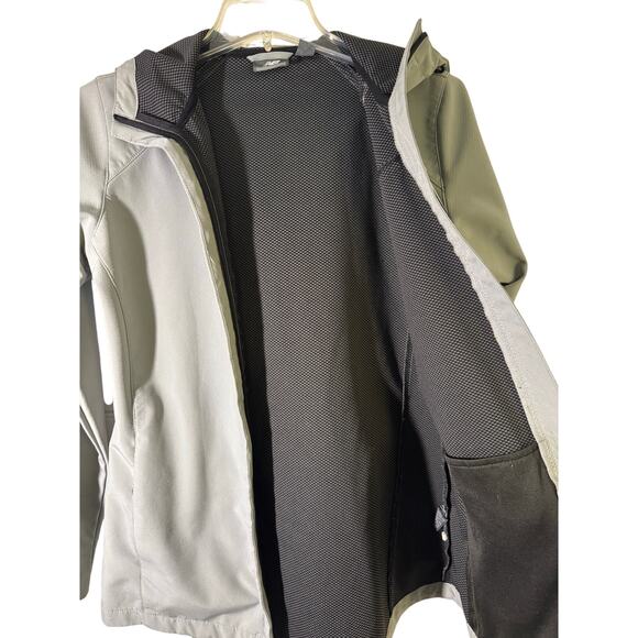 New Balance Women's Size S Softshell 4-way Stretch Gray Jacket - Picture 6 of 8